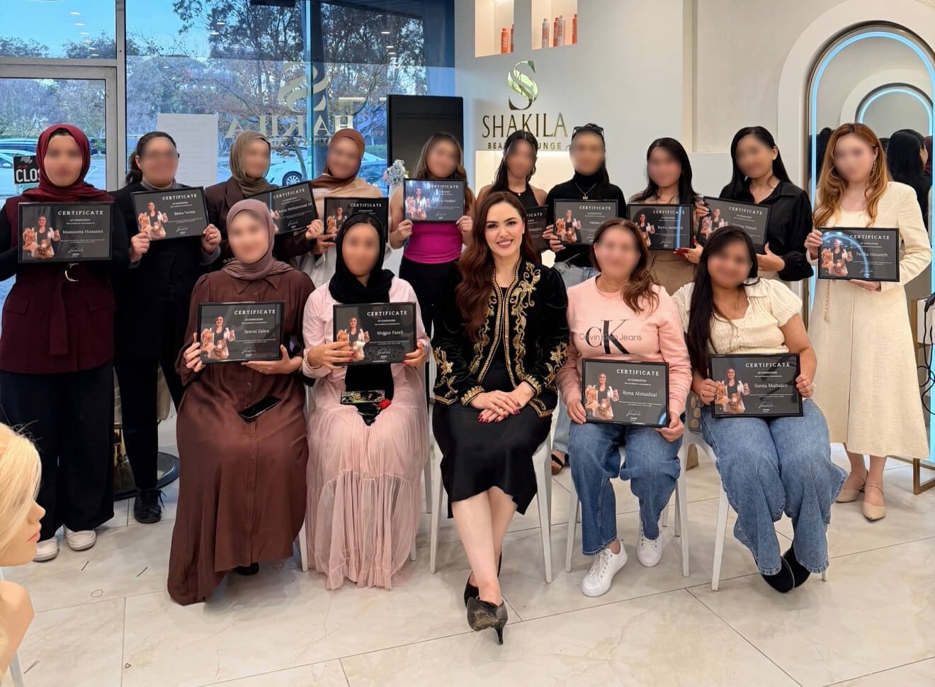 Group Hairstyling Class